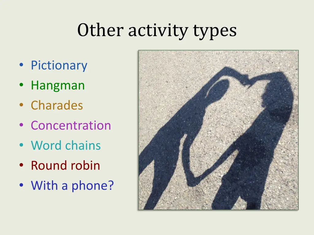 other activity types