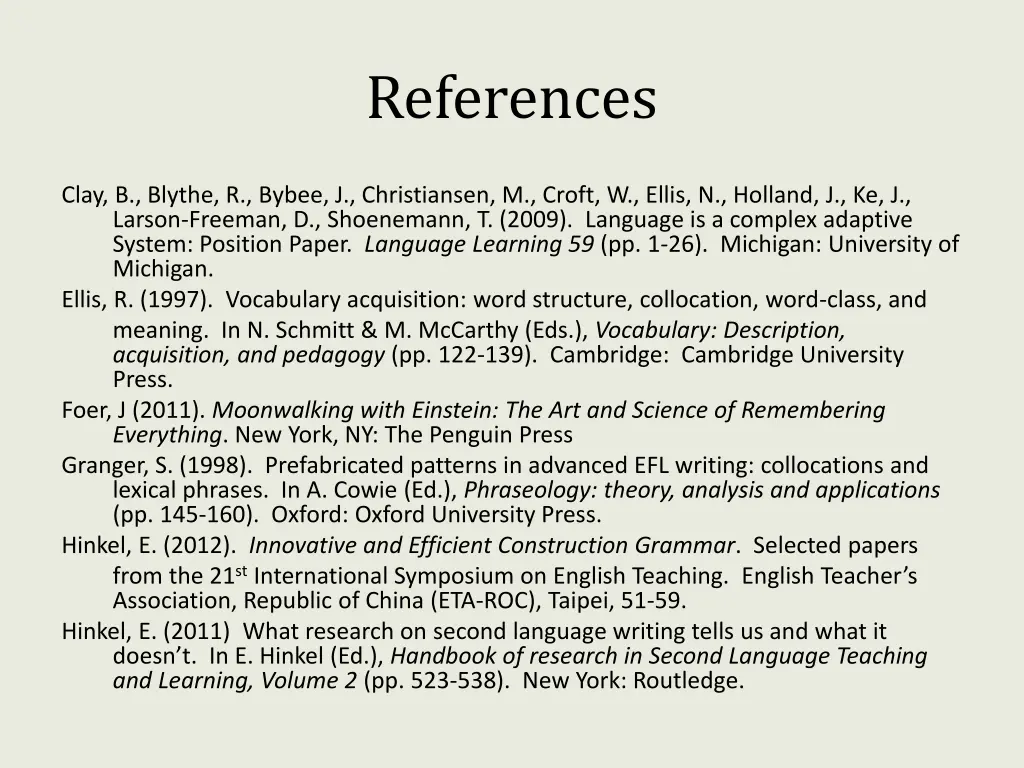 references