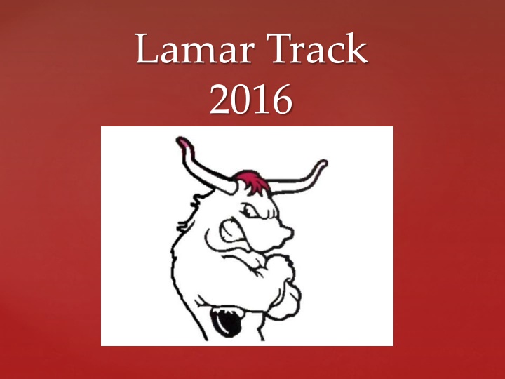 lamar track 2016