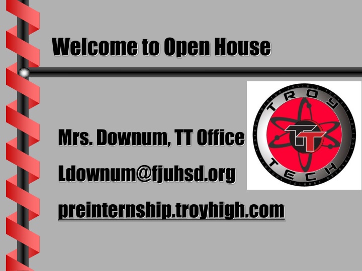 welcome to open house