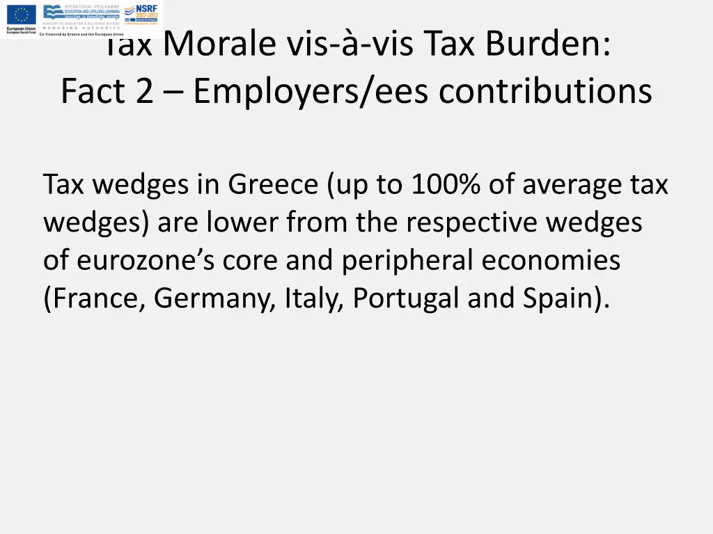 tax morale vis vis tax burden fact 2 employers