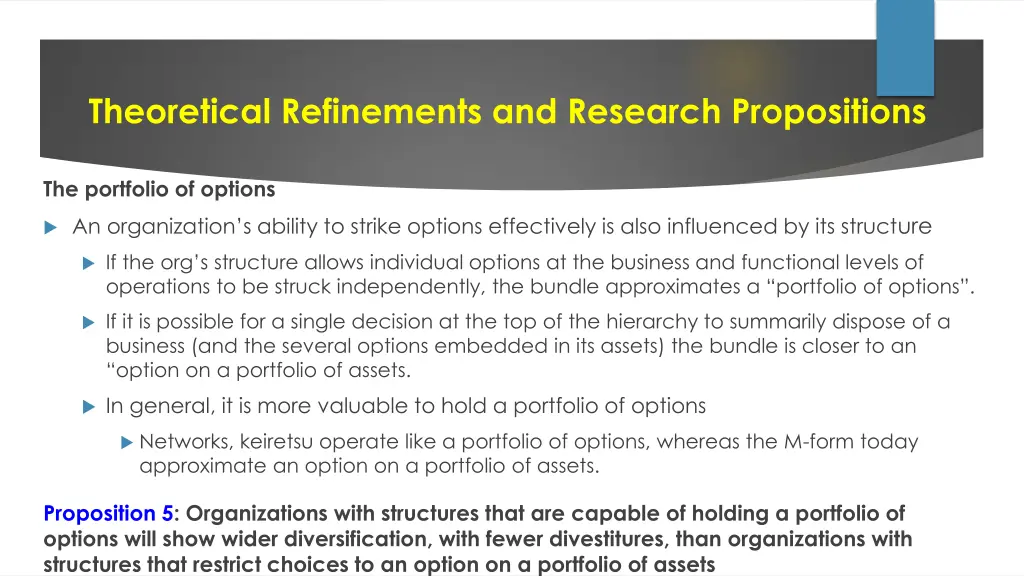 theoretical refinements and research propositions 4