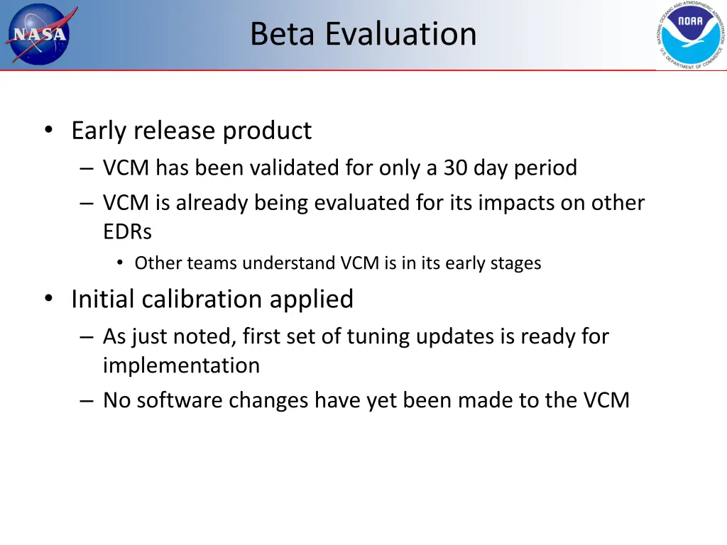 beta evaluation