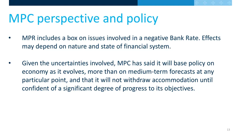 mpc perspective and policy