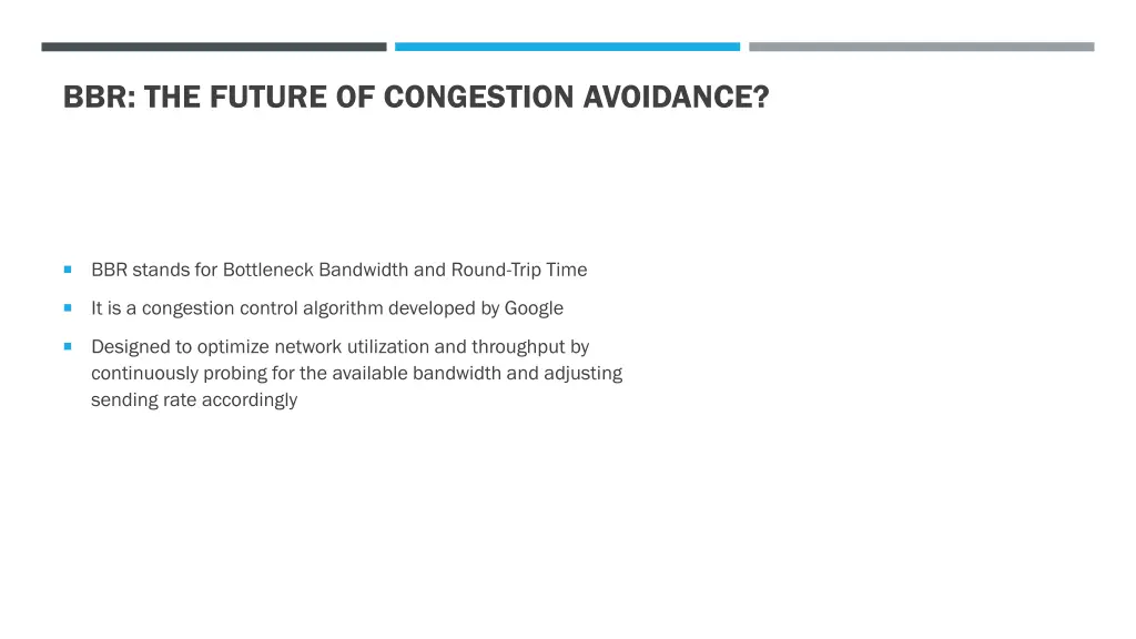 bbr the future of congestion avoidance