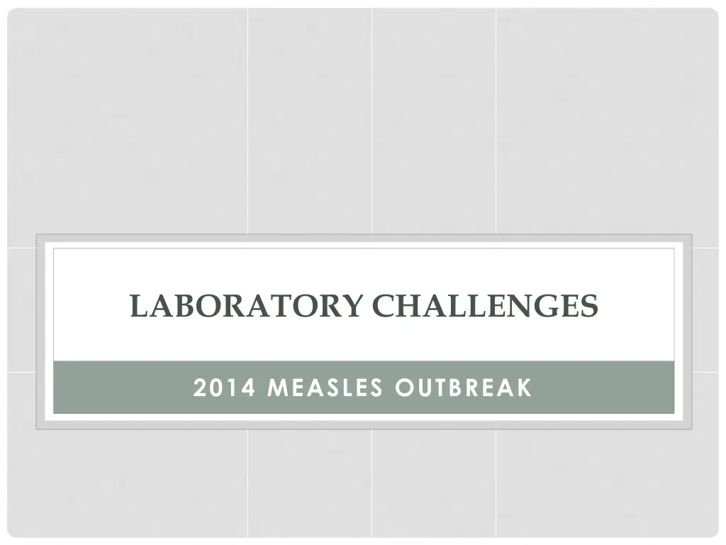 laboratory challenges