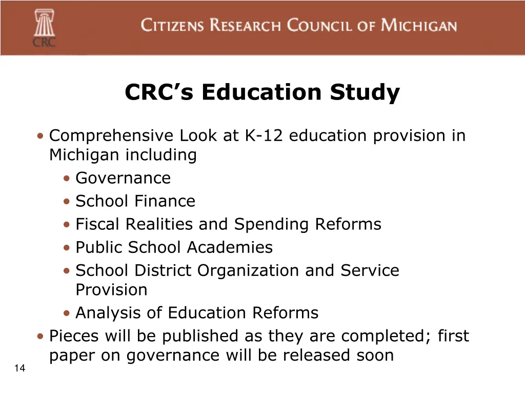 crc s education study