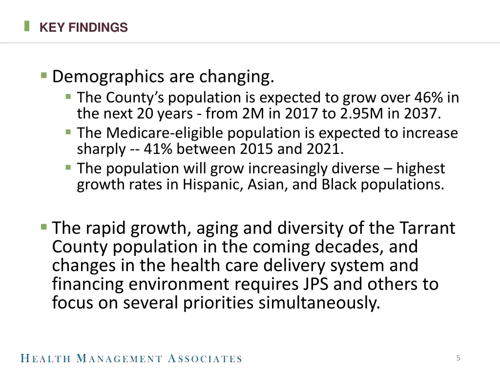 key findings 1