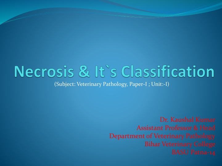 subject veterinary pathology paper i unit i