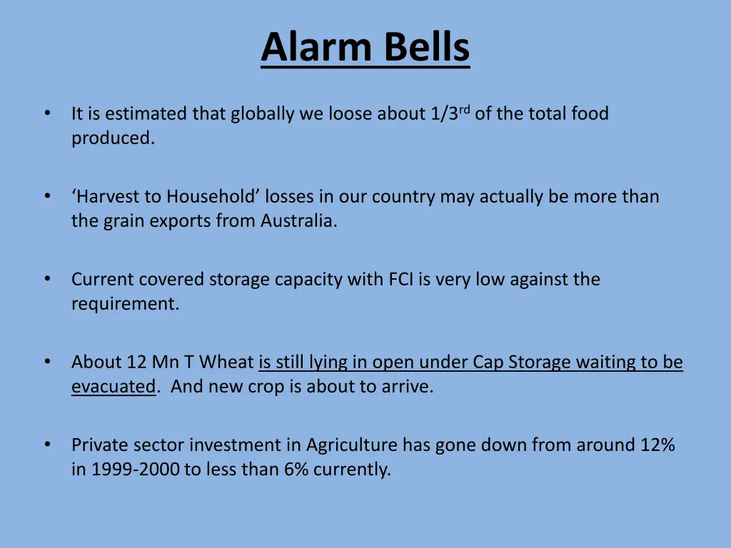 alarm bells