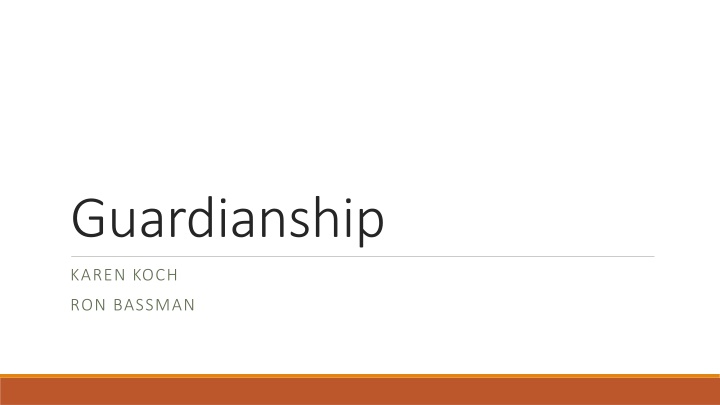 guardianship