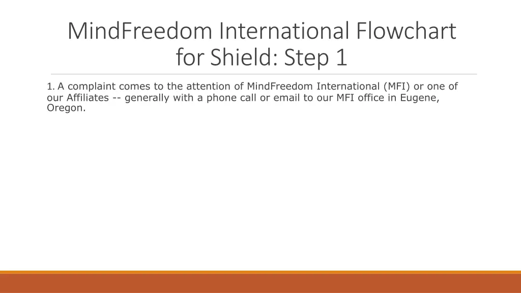 mindfreedom international flowchart for shield