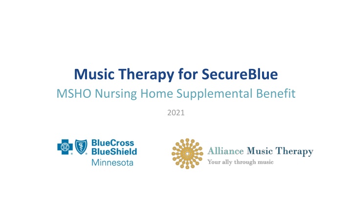 music therapy for secureblue msho nursing home