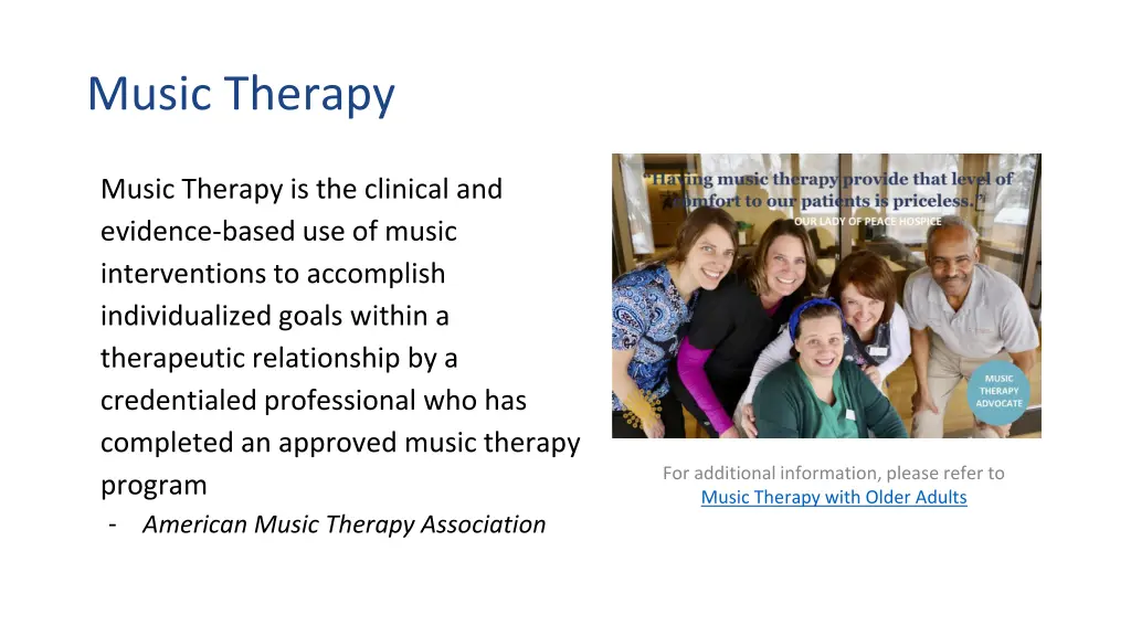 music therapy