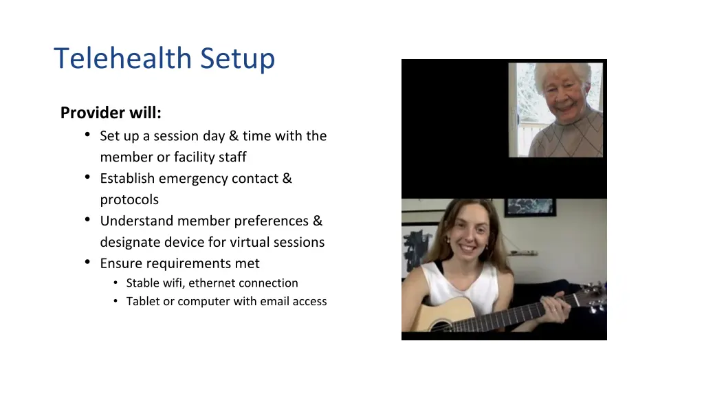 telehealth setup