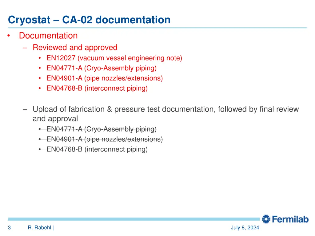 cryostat ca 02 documentation