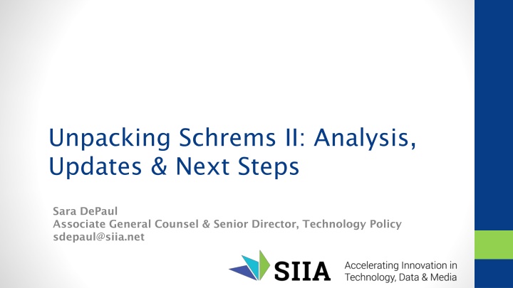 unpacking schrems ii analysis updates next steps