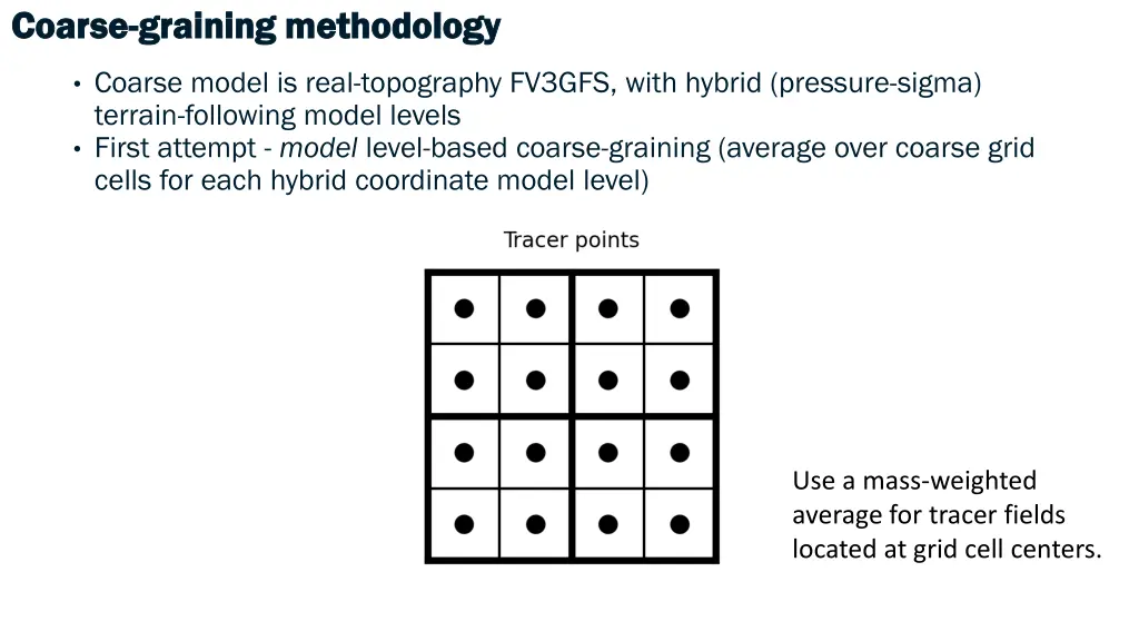 coarse coarse graining methodology graining 1