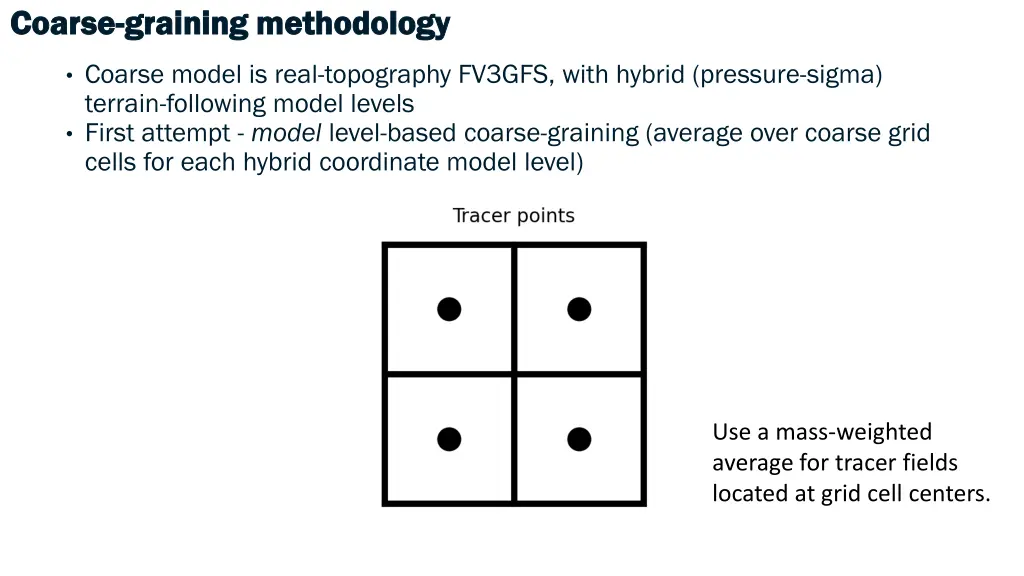 coarse coarse graining methodology graining 2