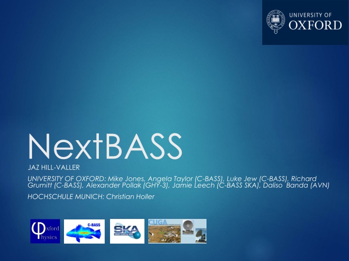 nextbass jaz hill valler university of oxford