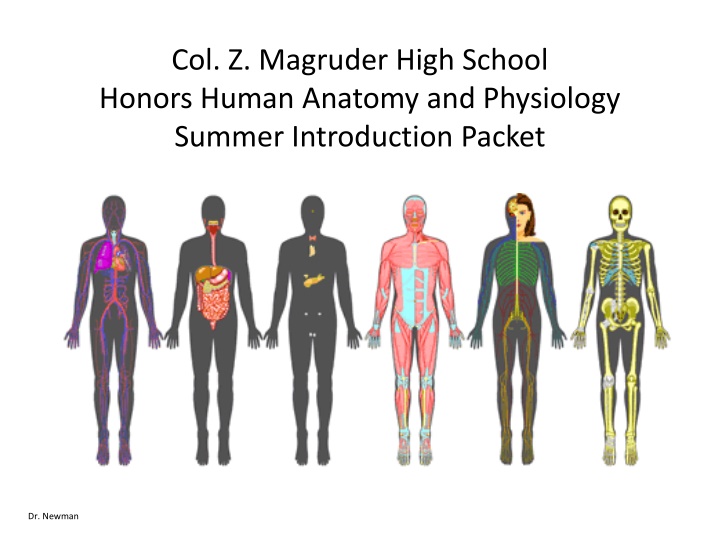 col z magruder high school honors human anatomy