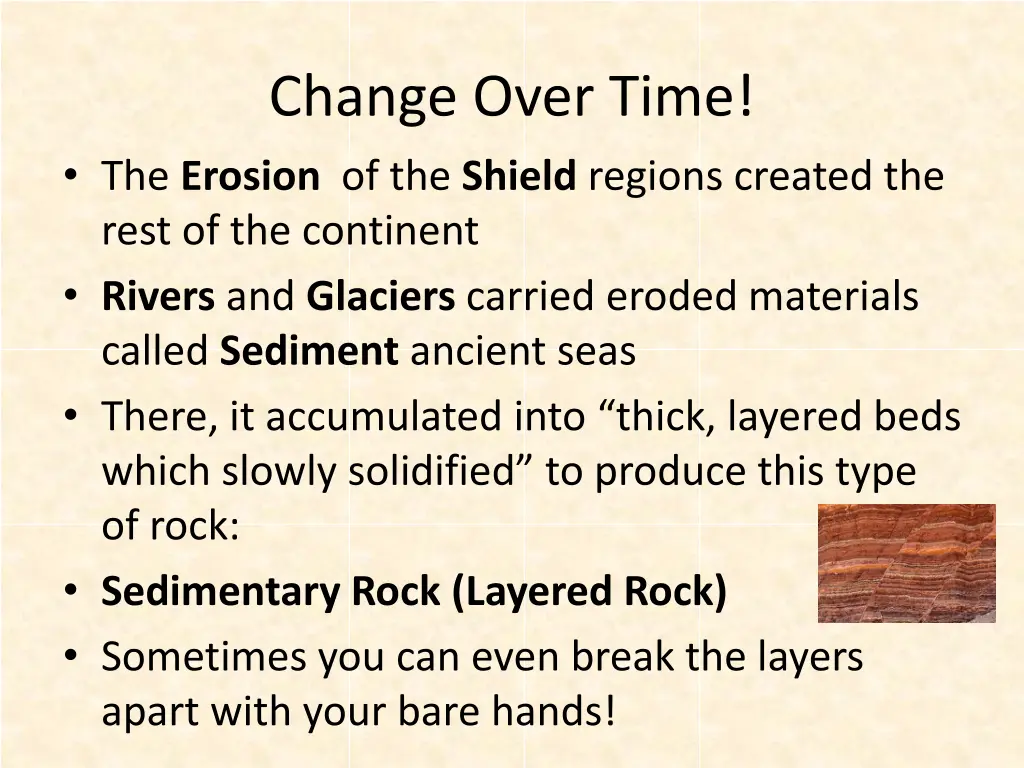 change over time the erosion of the shield