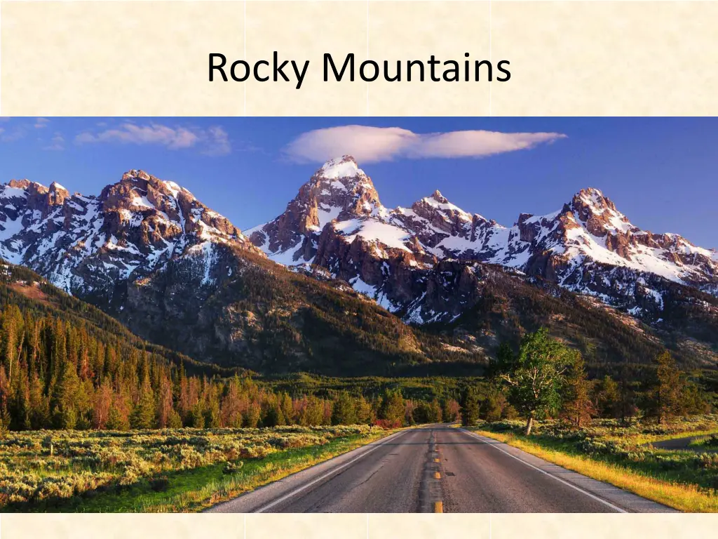 rocky mountains