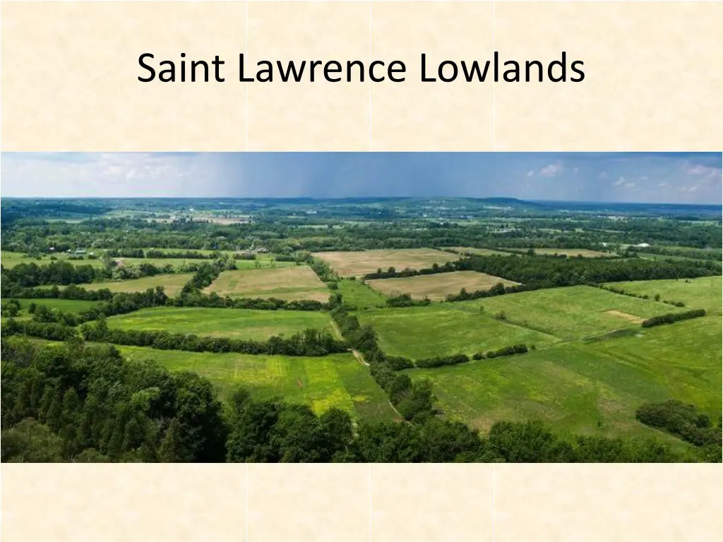 saint lawrence lowlands