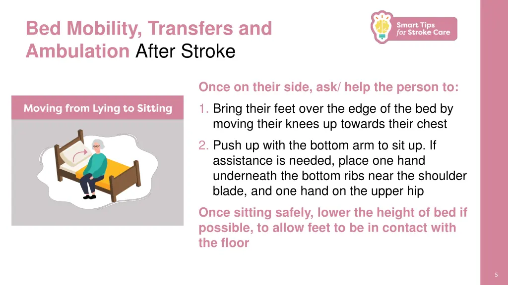 bed mobility transfers and ambulation after stroke 3