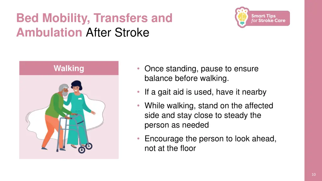 bed mobility transfers and ambulation after stroke 7