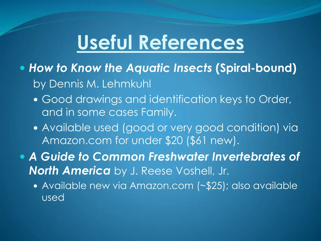 useful references