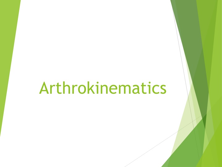 arthrokinematics