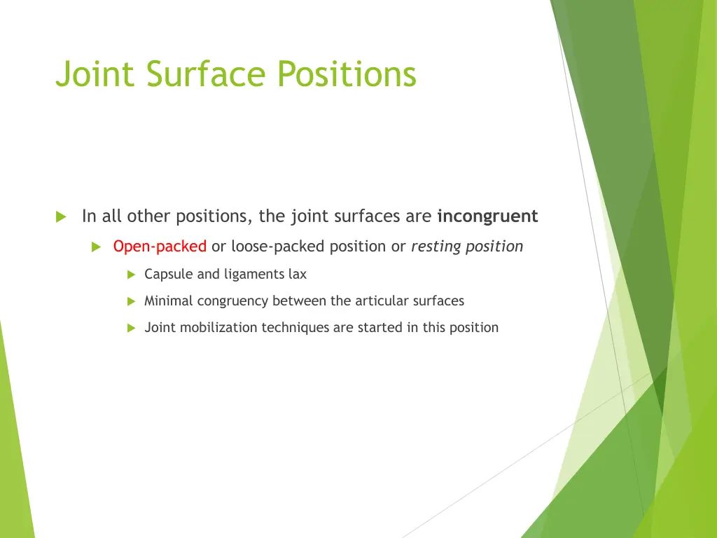 joint surface positions 1