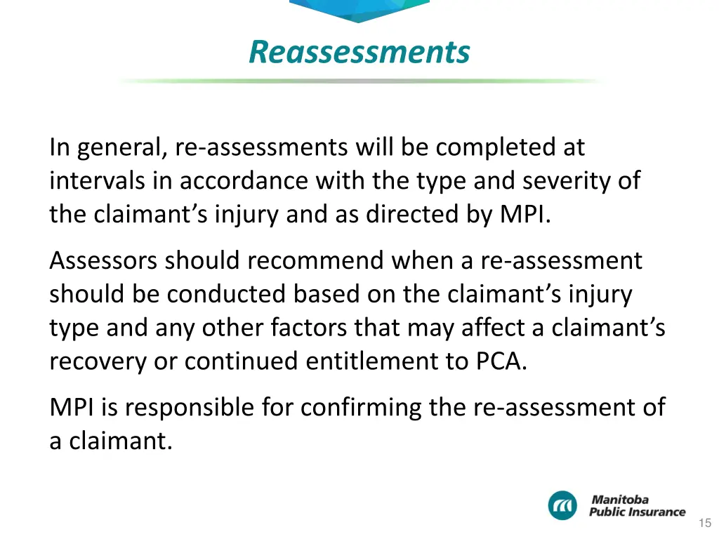 reassessments