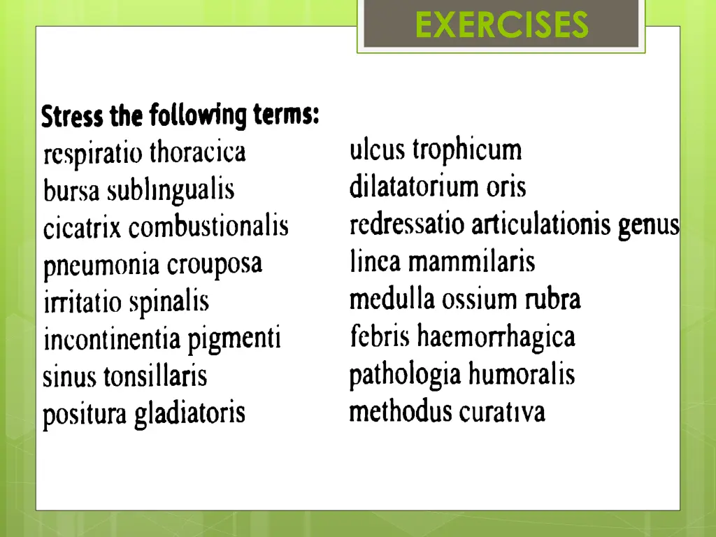 exercises 2