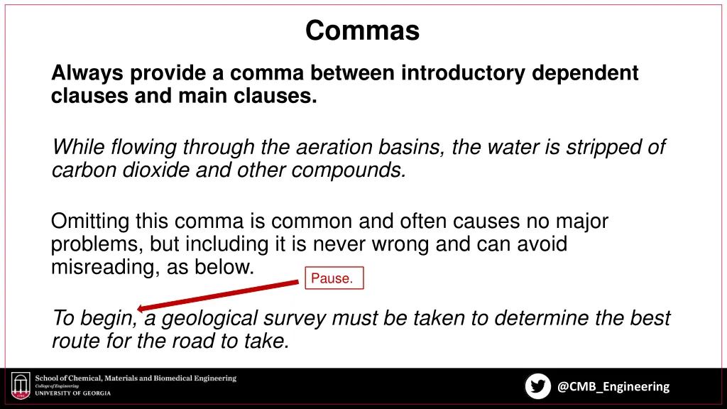 commas 5