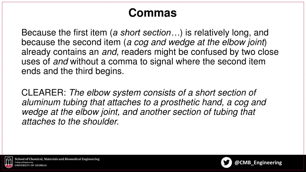 commas 7