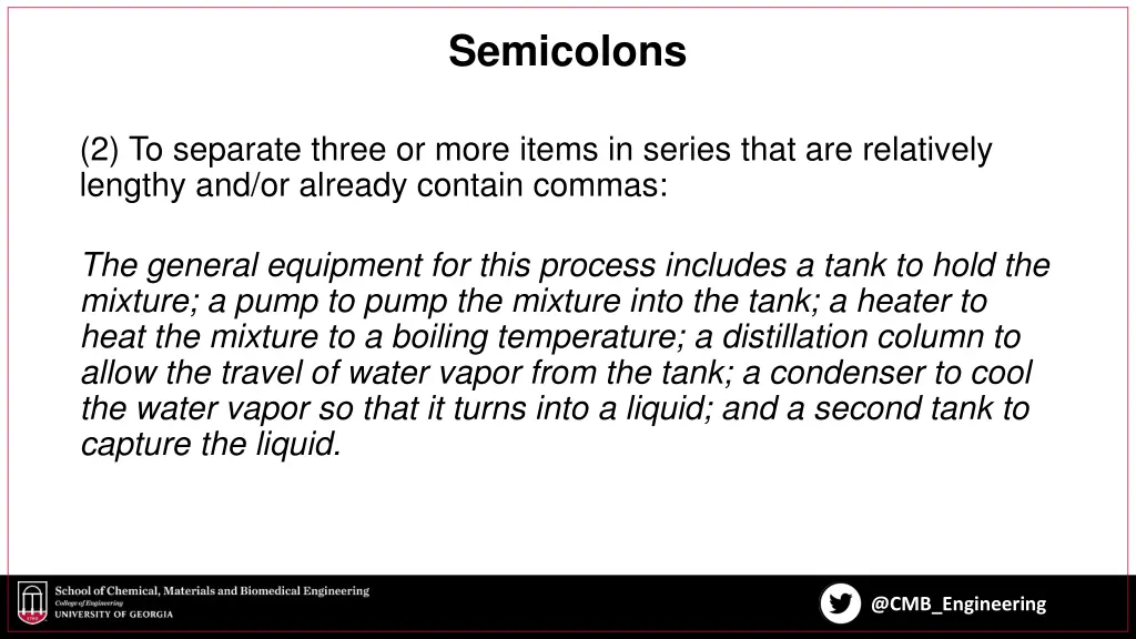 semicolons 1