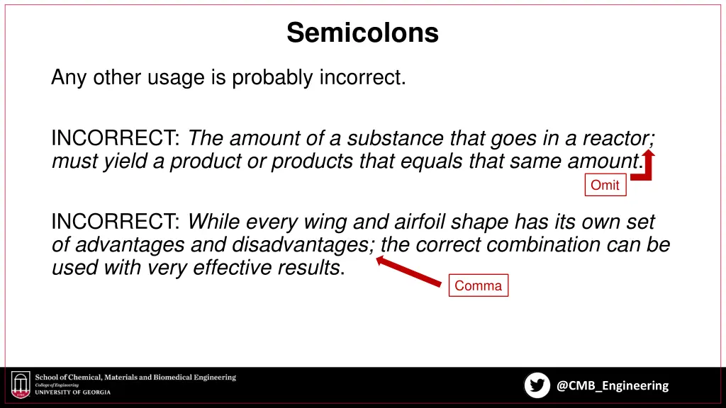 semicolons 3