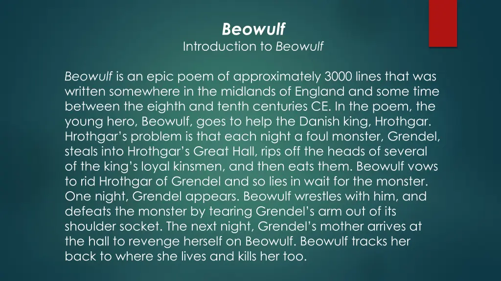 beowulf