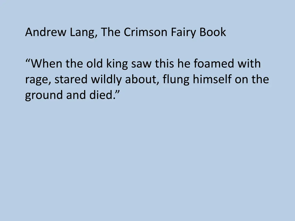 andrew lang the crimson fairy book