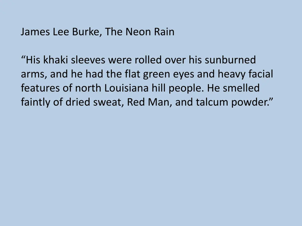 james lee burke the neon rain