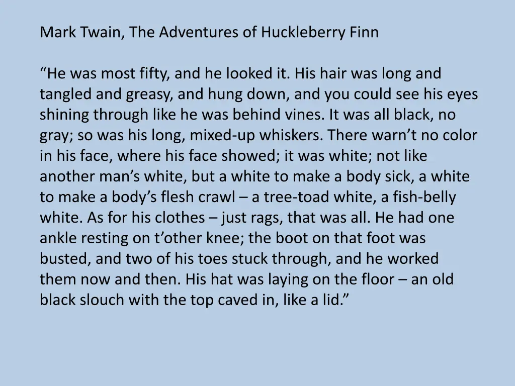 mark twain the adventures of huckleberry finn