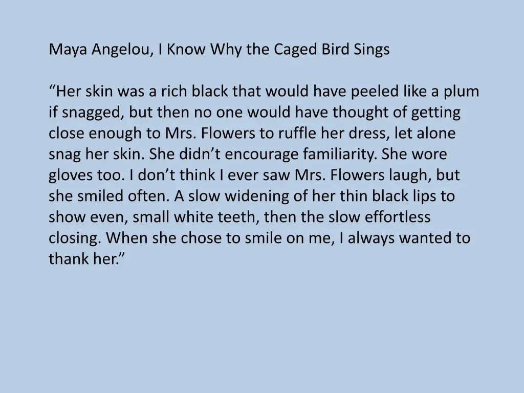 maya angelou i know why the caged bird sings