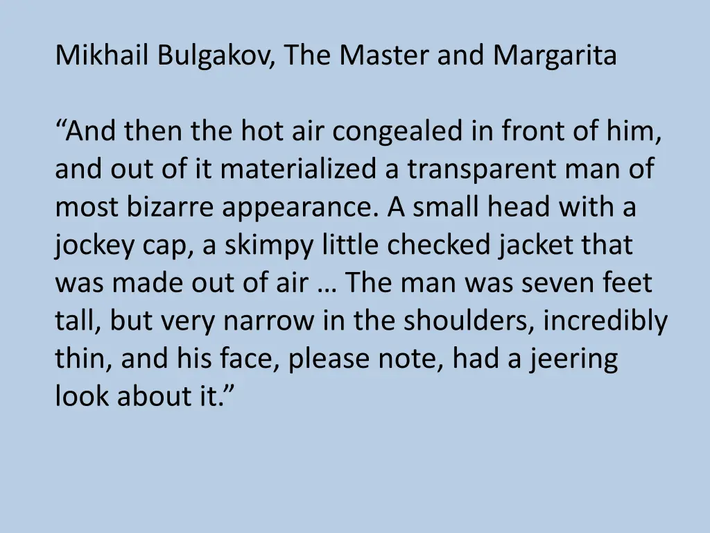 mikhail bulgakov the master and margarita