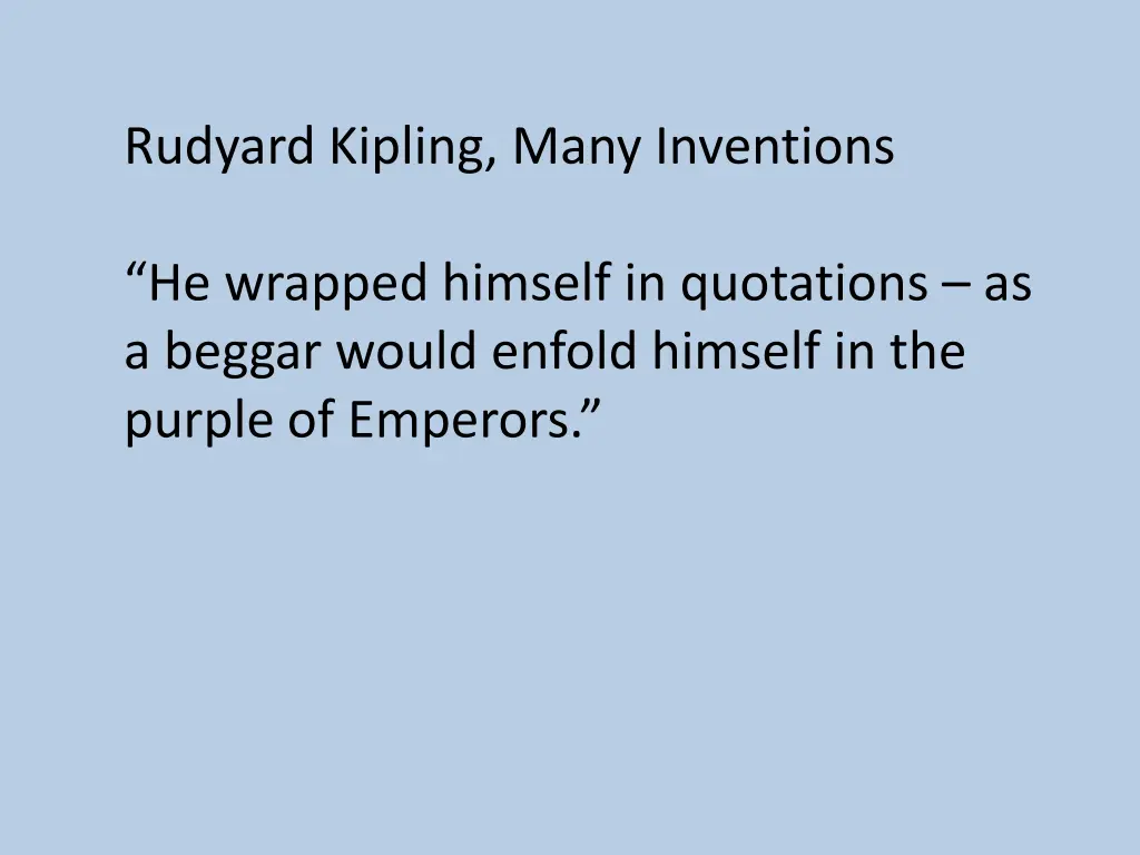 rudyard kipling many inventions