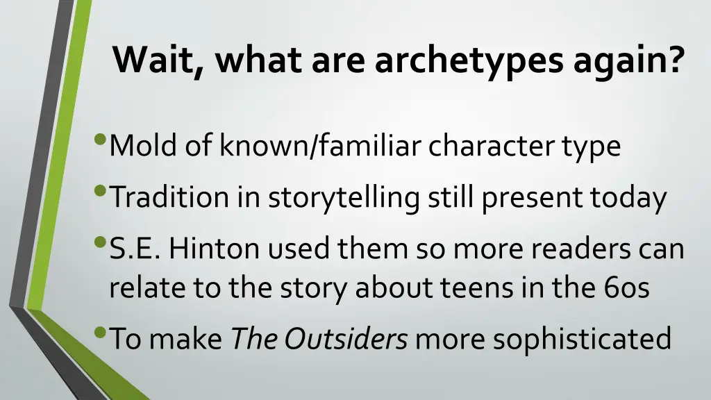 wait what are archetypes again