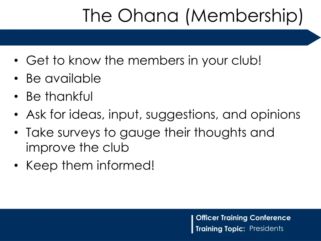 the ohana membership