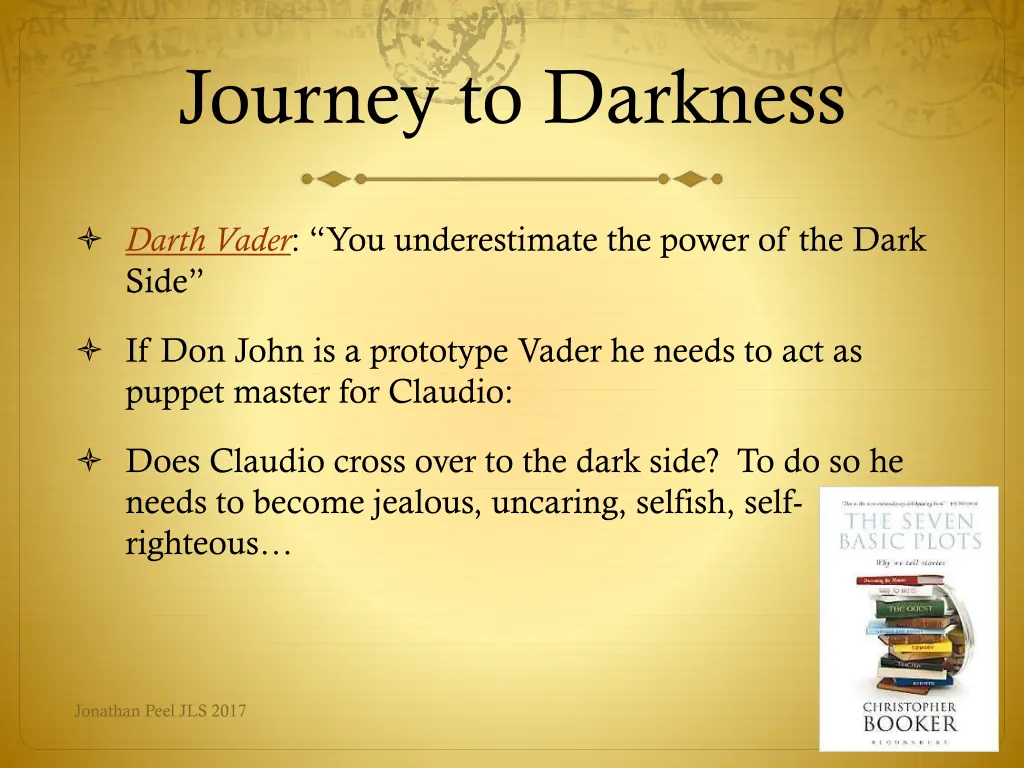 journey to darkness