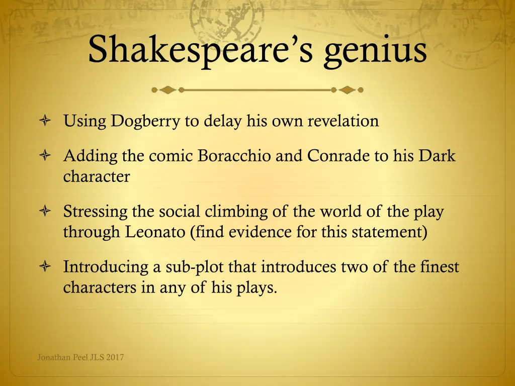 shakespeare s genius